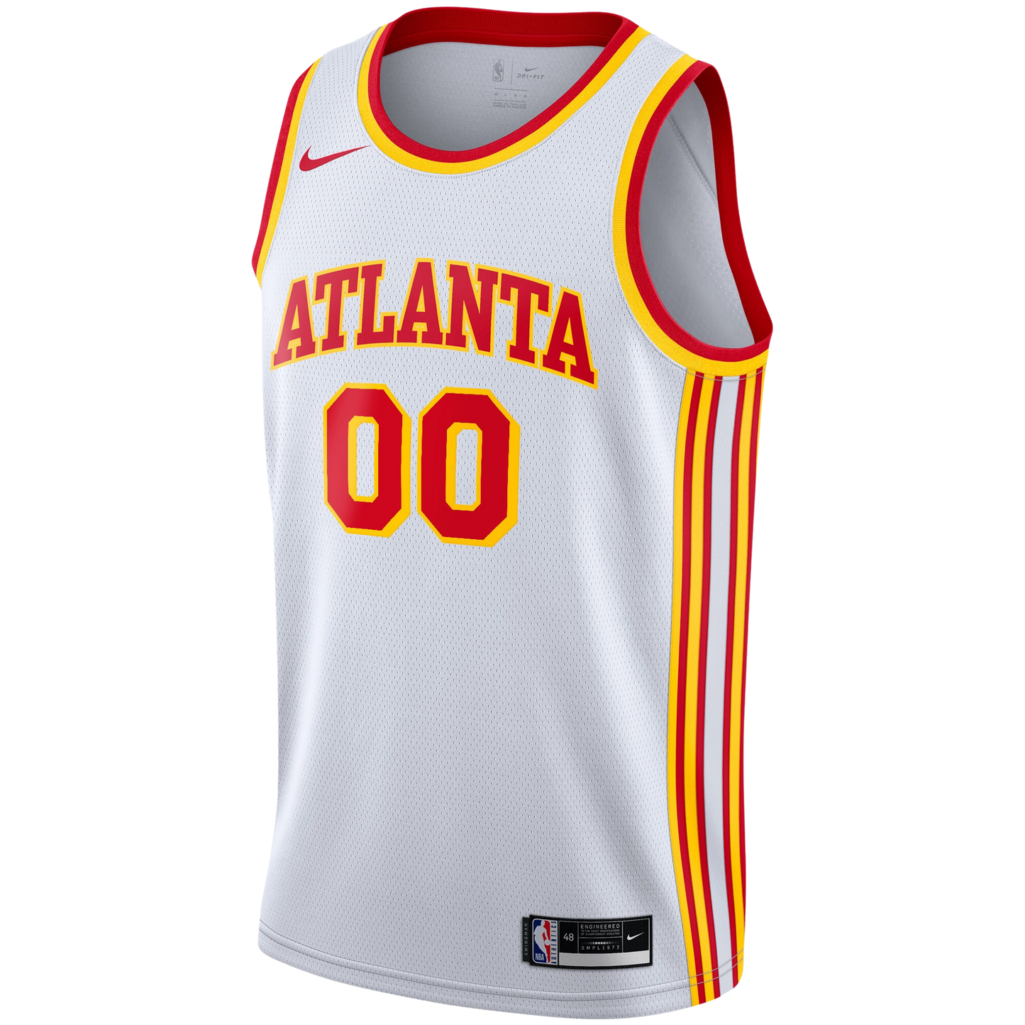 Personalized Atlanta Hawks White Association Jersey