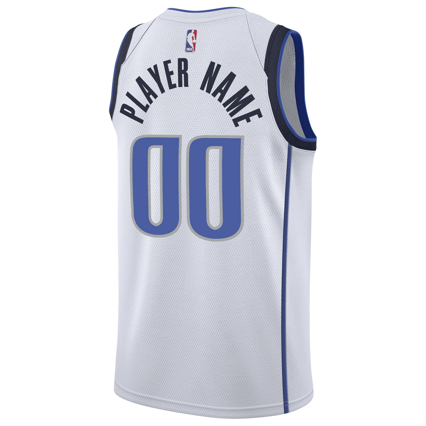 Custom Dallas Mavericks White Association Personalized Jersey