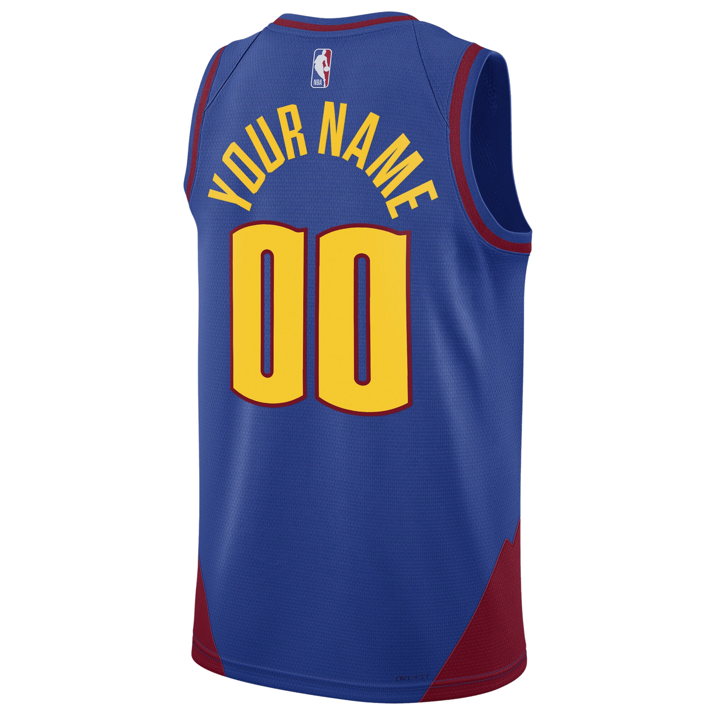 Custom Denver Nuggets Blue Statement Personalized Jersey