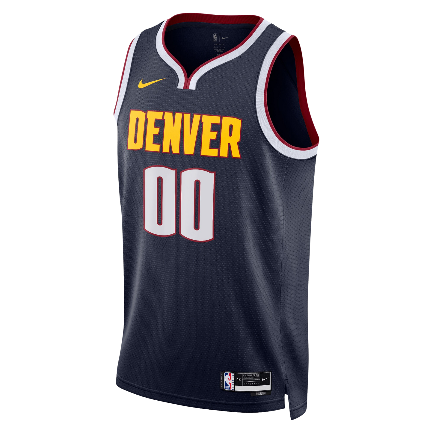 Custom Denver Nuggets Navy Icon Personalized Jersey