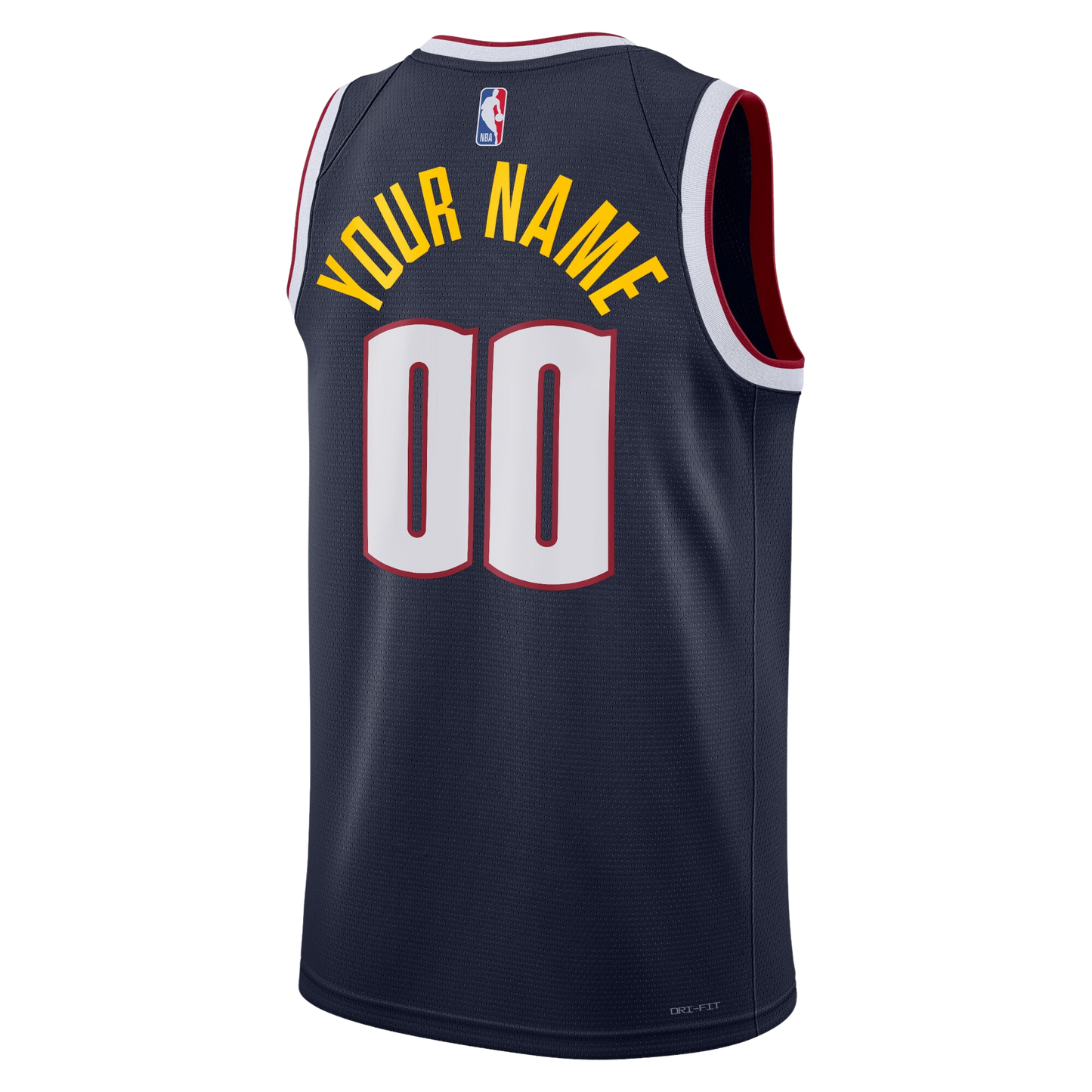 Custom Denver Nuggets Navy Icon Personalized Jersey