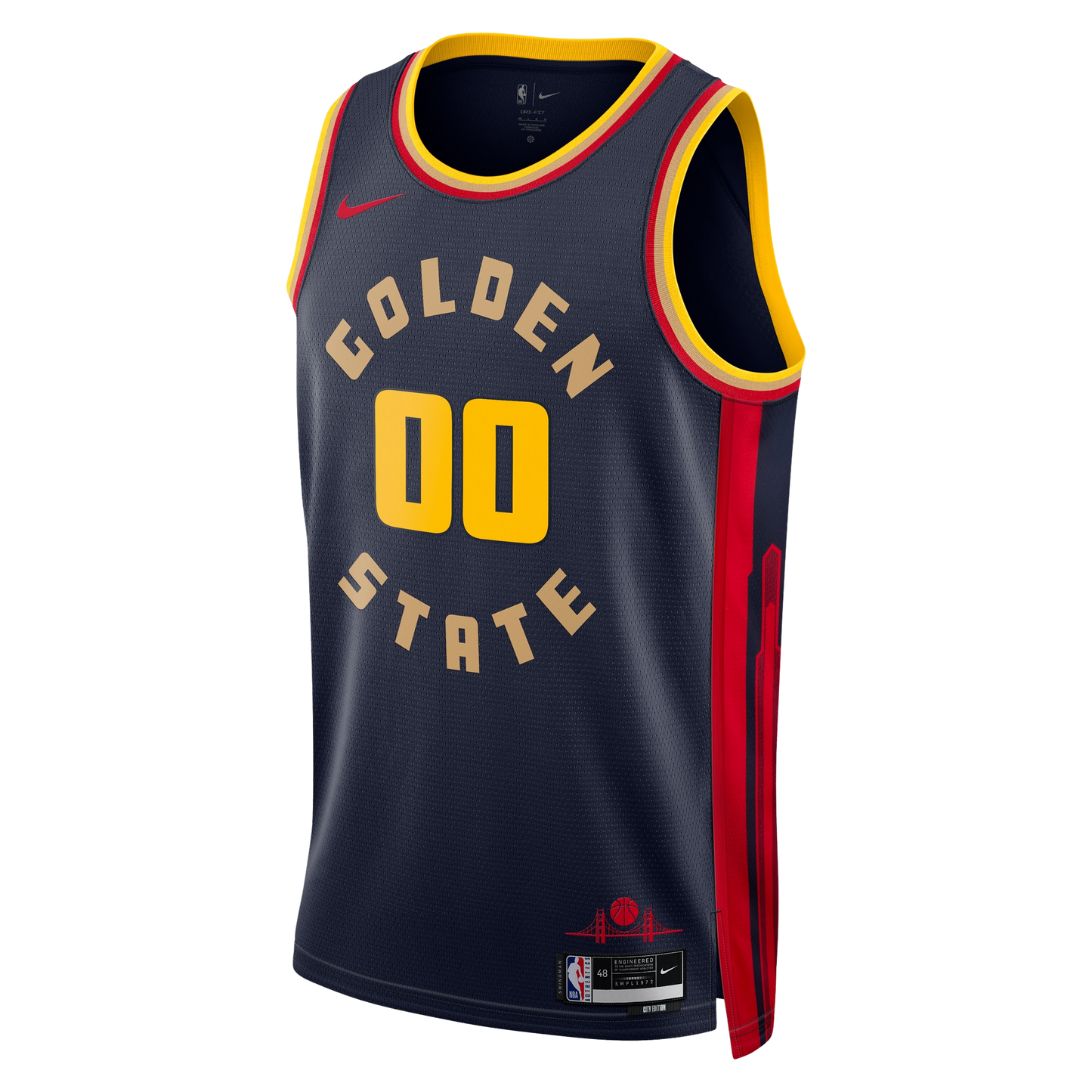 Personalized Golden State Warriors Navy City Edition Jersey