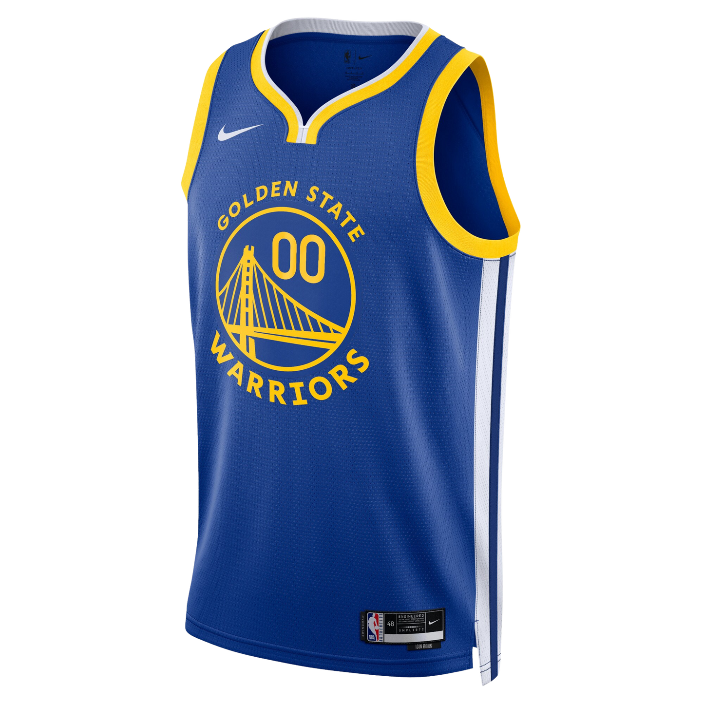 Personalized Golden State Warriors Royal Blue Icon Jersey