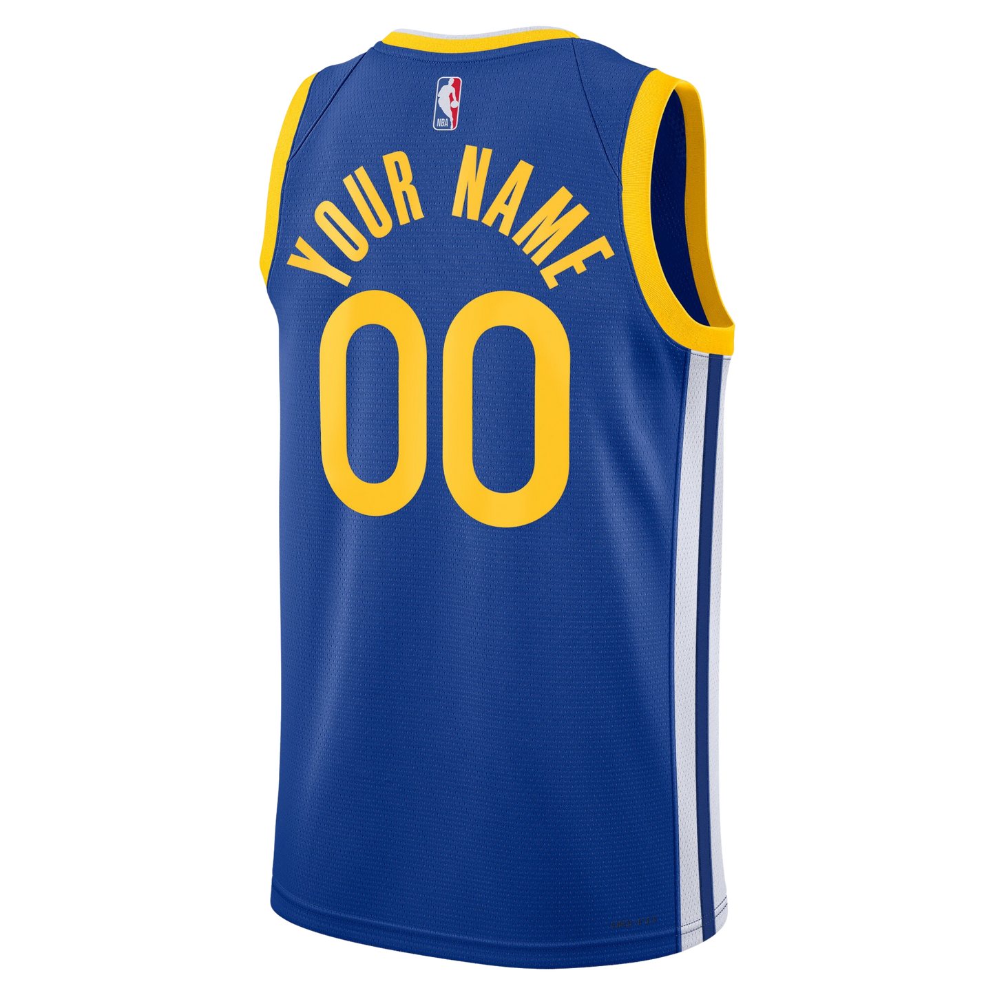 Personalized Golden State Warriors Royal Blue Icon Jersey