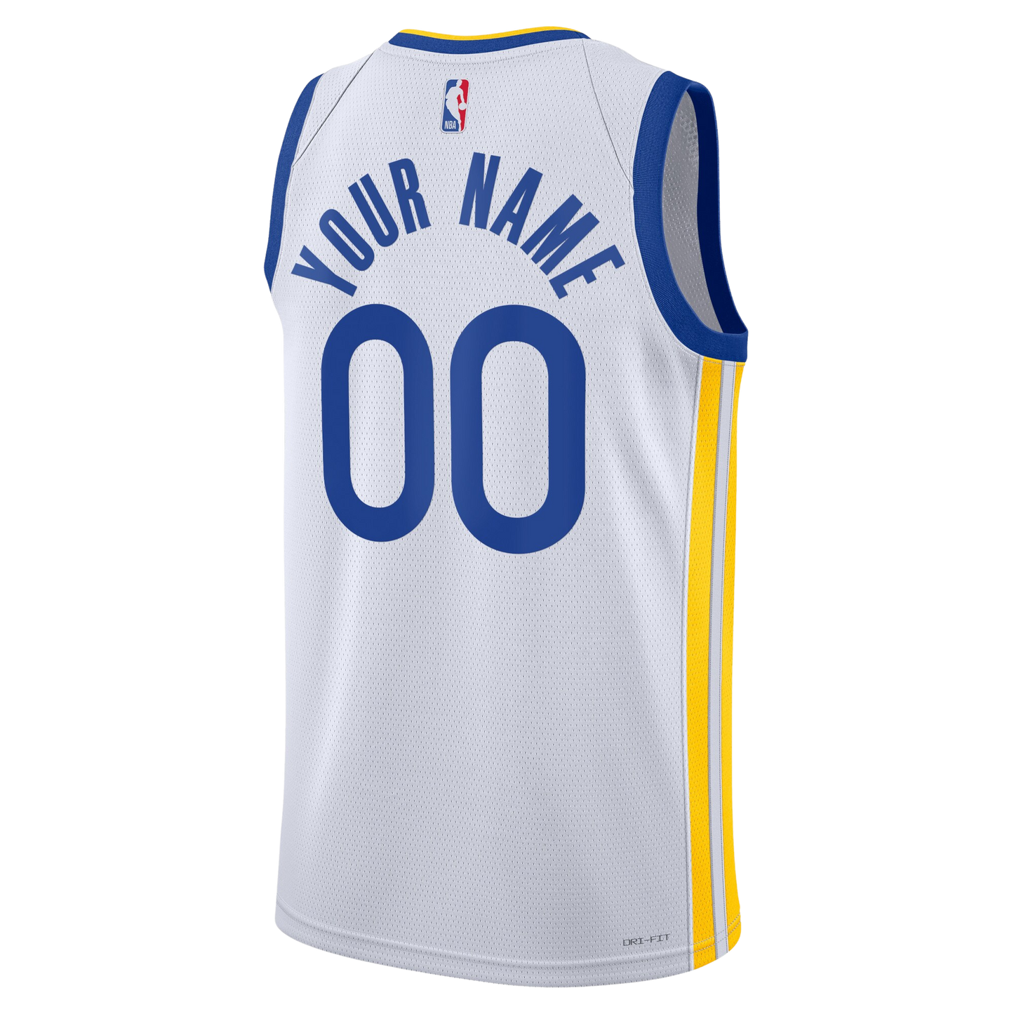 Personalized Golden State Warriors White Association Jersey
