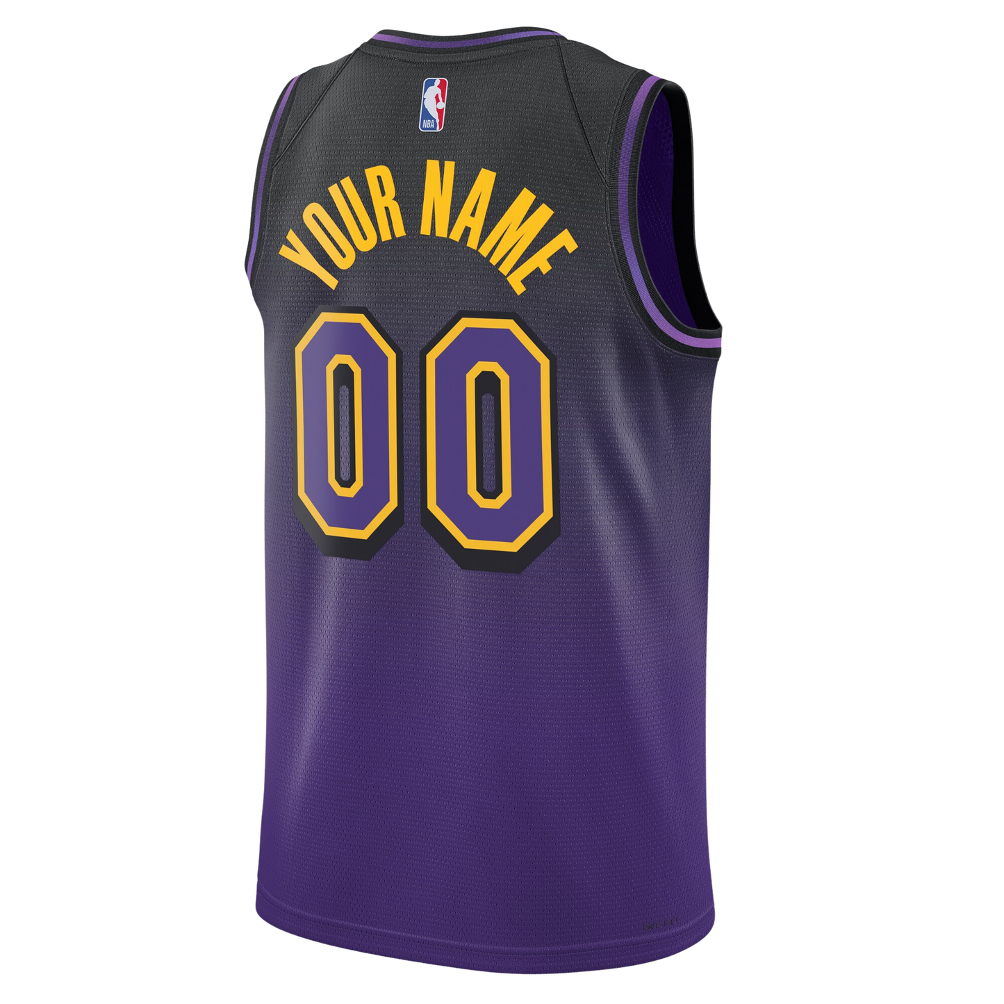 Personalized Los Angeles Lakers Purple City Edition Jersey