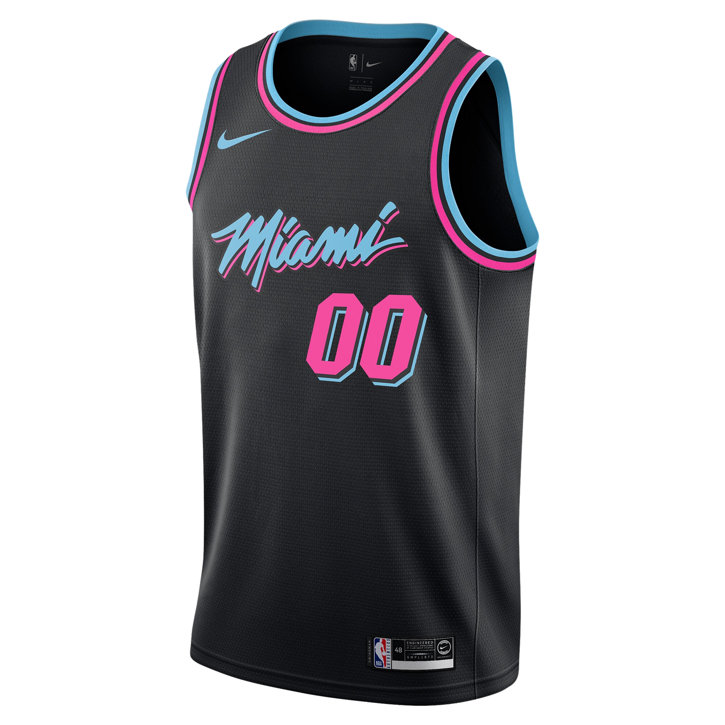 Personalized Miami Heat Black Vice Nights Jersey