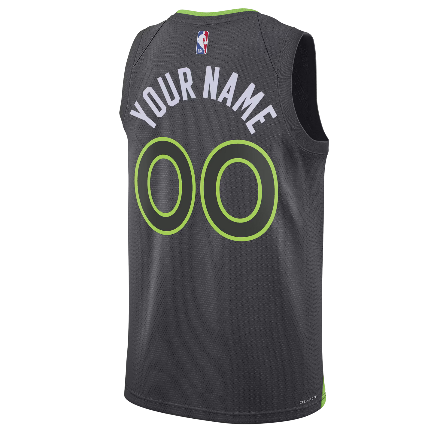 Personalized Minnesota Timberwolves Charcoal Statement Jersey