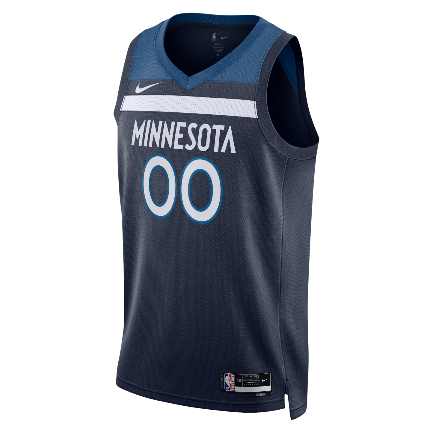 Personalized Minnesota Timberwolves Navy Icon Jersey