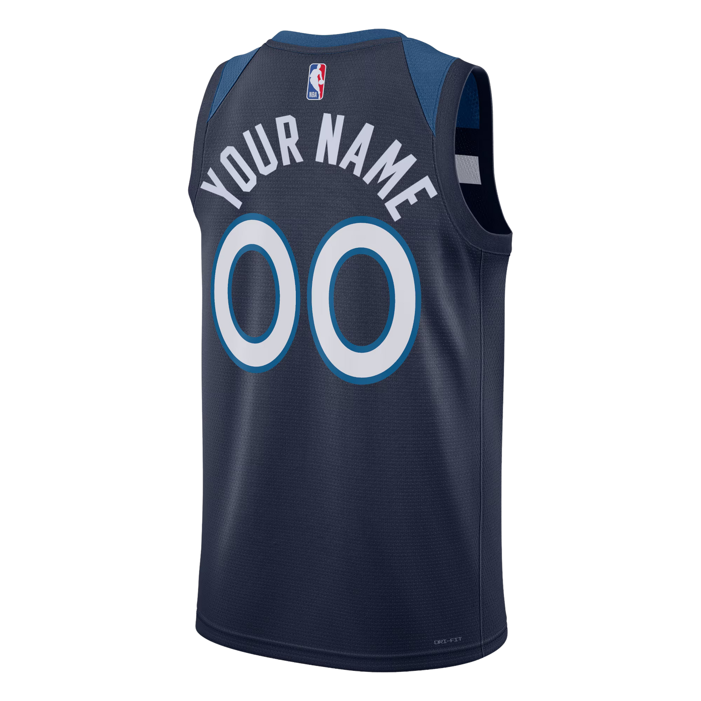Personalized Minnesota Timberwolves Navy Icon Jersey