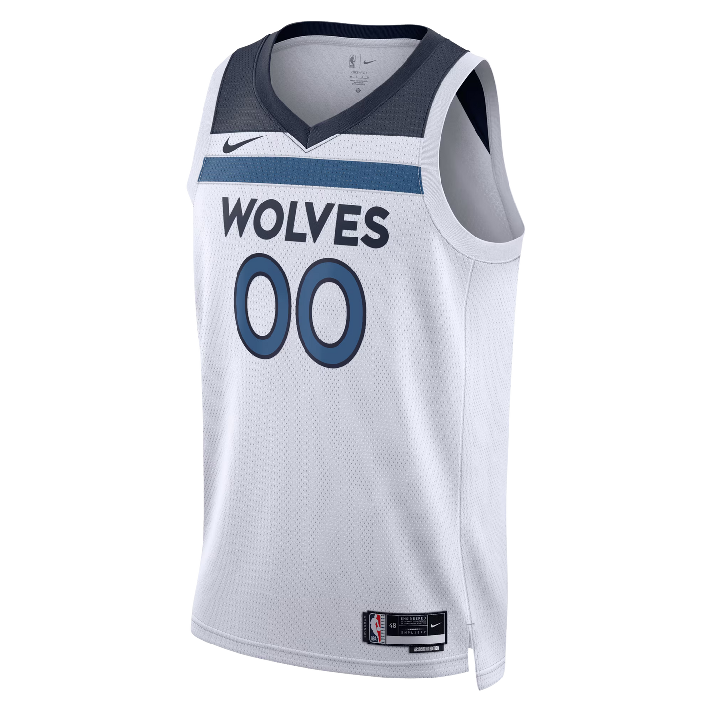 Personalized Minnesota Timberwolves White Association Jersey