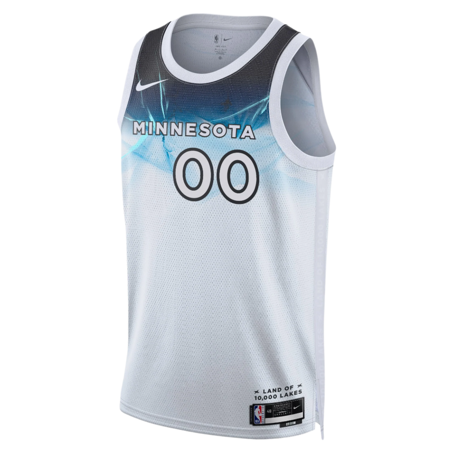 Personalized Minnesota Timberwolves White City Edition Jersey