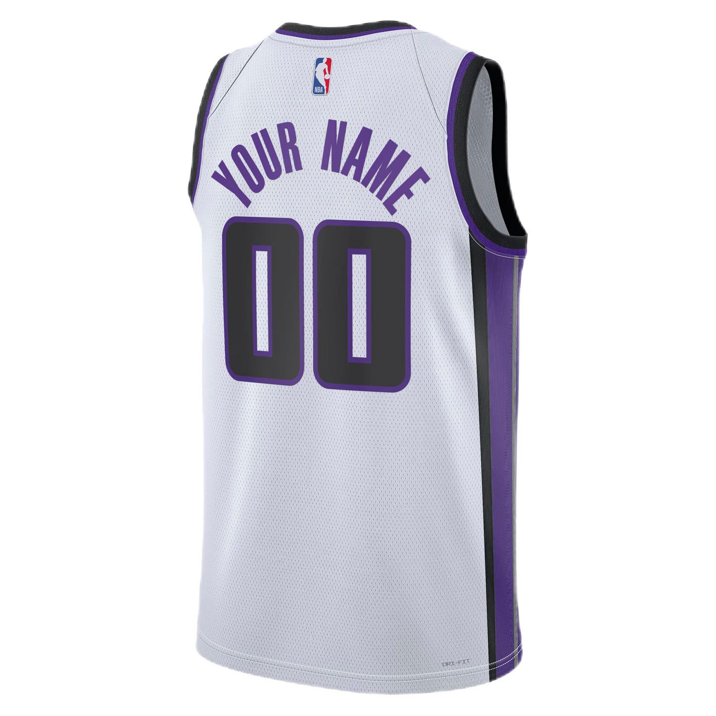 Personalized Sacramento Kings White Association Jersey