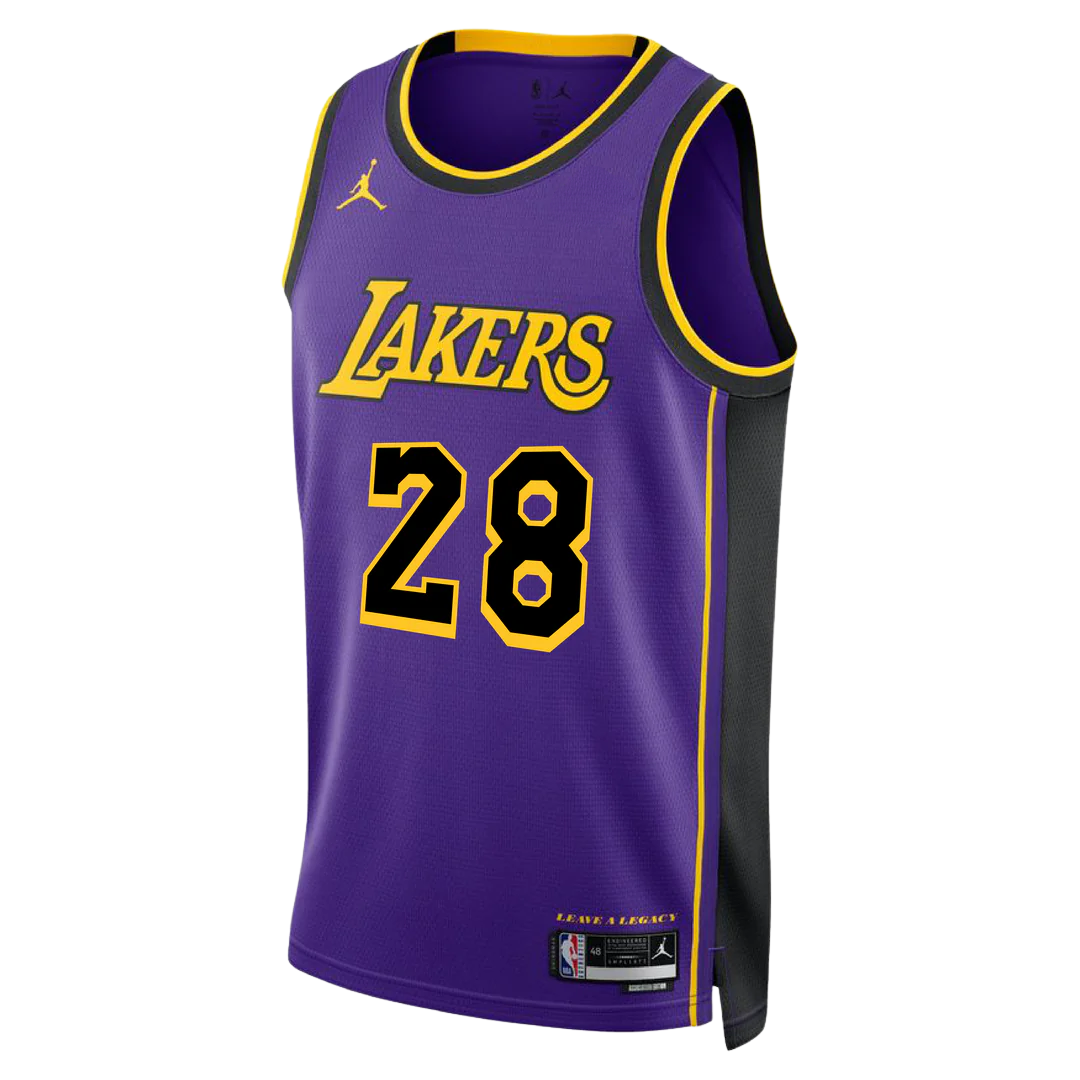 Rui Hachimura #28 Los Angeles Lakers Purple Statement Jersey
