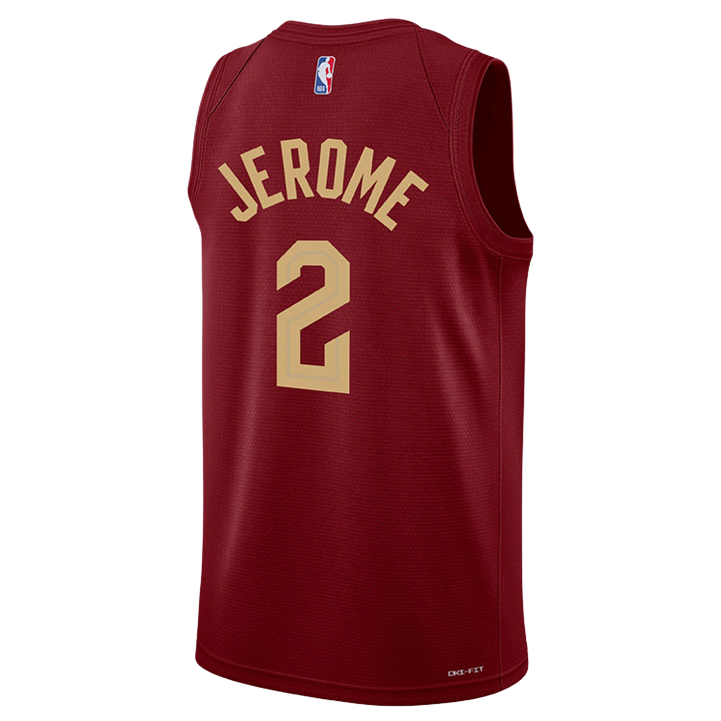Ty Jerome #2 Cleveland Cavaliers Burgundy Icon Jersey