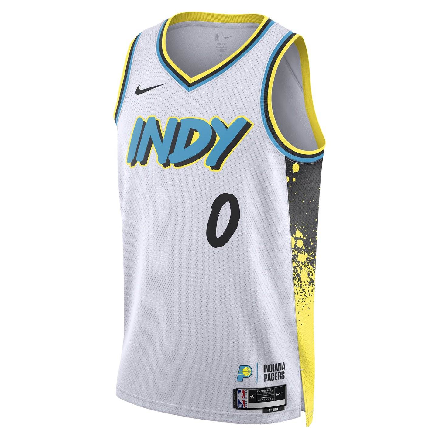 Tyrese Haliburton #0 Indiana Pacers White City Edition Jersey