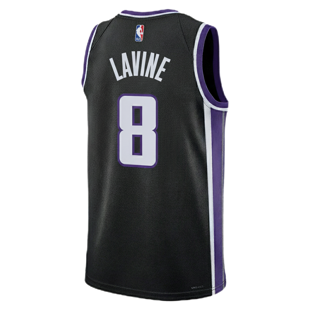 Zach LaVine #8 Sacramento Kings Black Icon Jersey