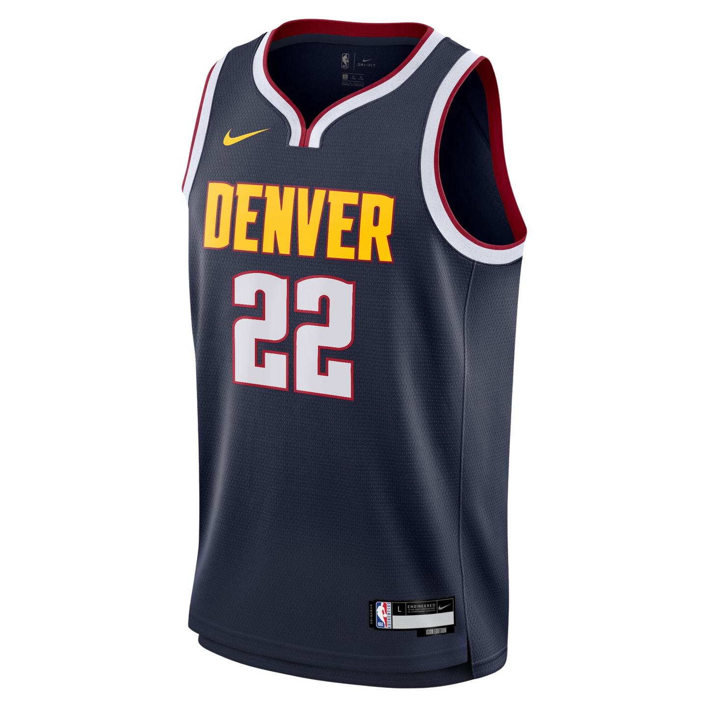Zeke Nnaji #22 Denver Nuggets Navy Icon Jersey