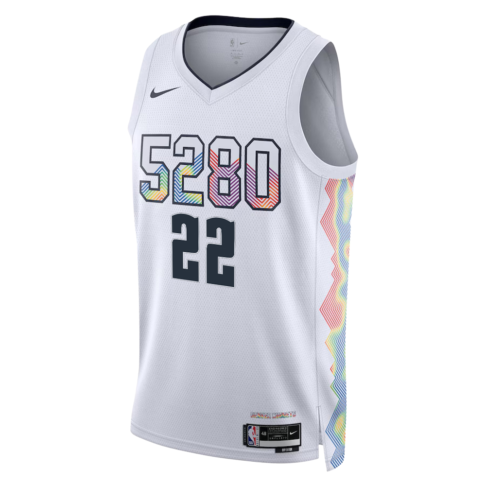 Zeke Nnaji #22 Denver Nuggets White City Edition Jersey