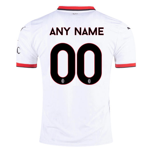AC Milan 24/25 Away Personalized Fans Soccer Jersey - Elite Zone Sports
