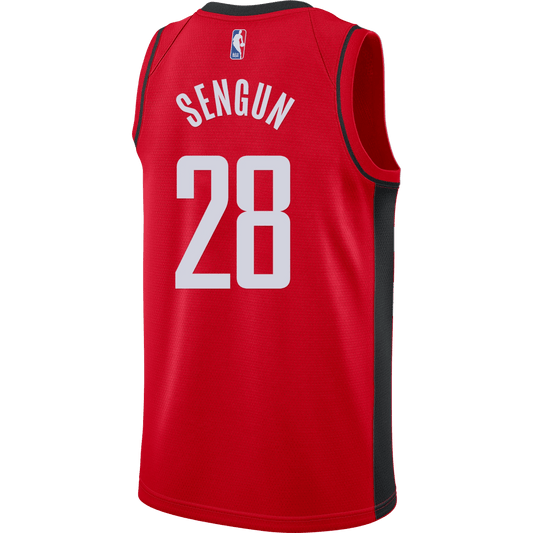 Alperen ĹžengĂĽn 28 Houston Rockets Red Icon Jersey - Elite Zone Sports