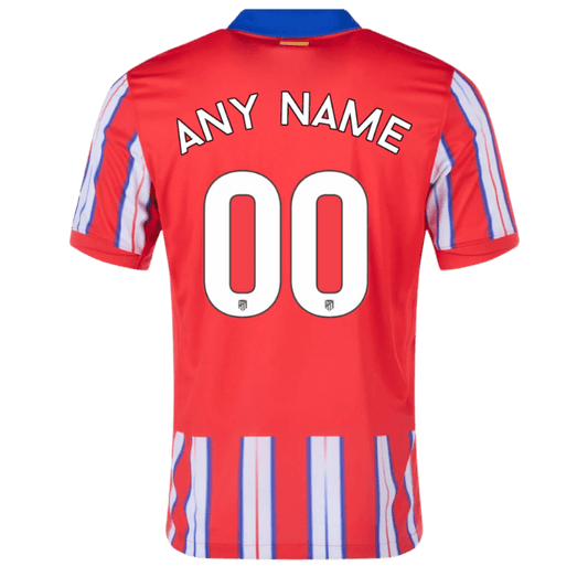 Atletico Madrid 24/25 Home Personalized Fans Soccer Jersey - Elite Zone Sports