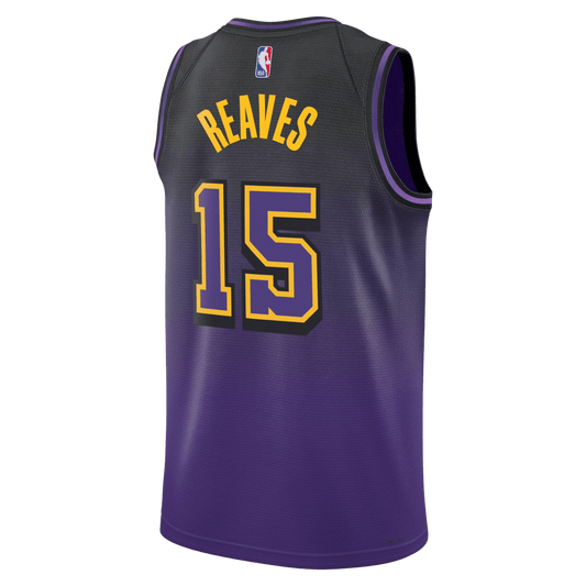 Austin Reaves 15 Los Angeles Lakers Purple City Edition Jersey - Elite Zone Sports