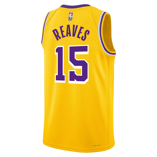 Austin Reaves 15 Los Angeles Lakers Yellow Icon Jersey - Elite Zone Sports