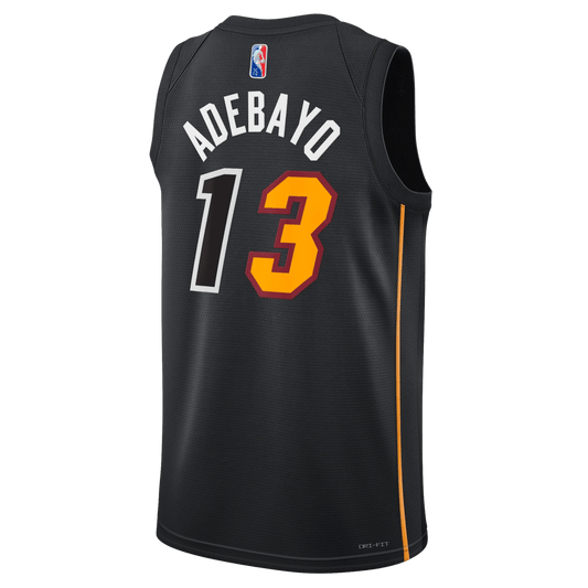Bam Adebayo 13 Miami Heat Black Mashup Jersey - Elite Zone Sports