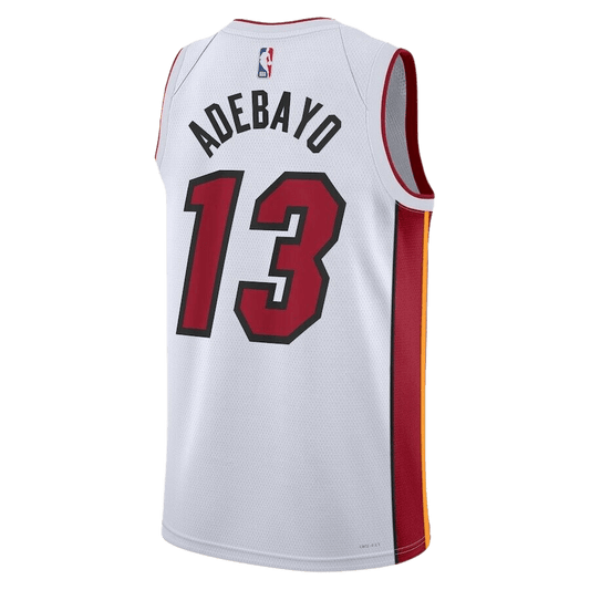 Bam Adebayo 13 Miami Heat White Association Jersey - Elite Zone Sports