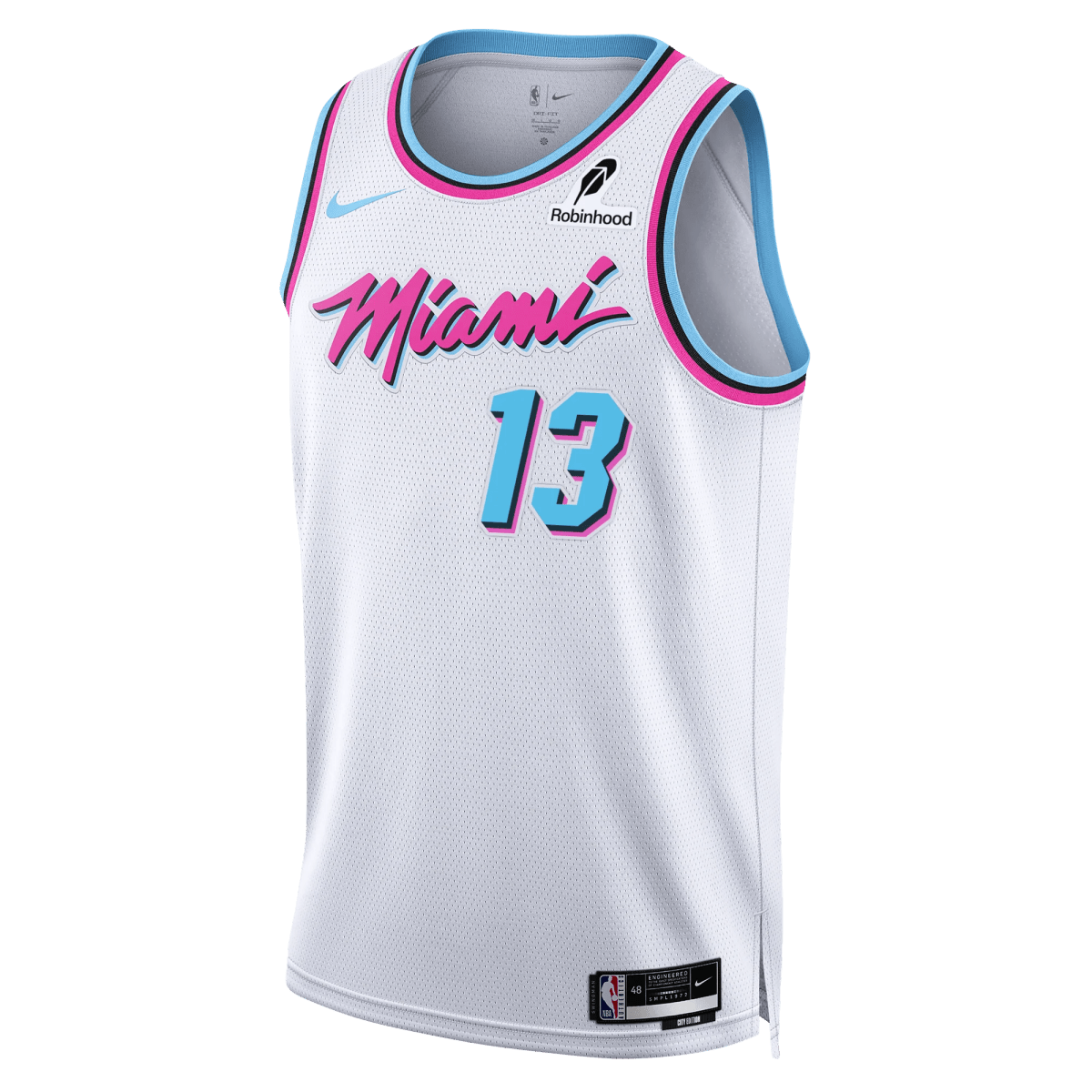 Bam Adebayo 13 Miami Heat White City Edition Jersey - Elite Zone Sports