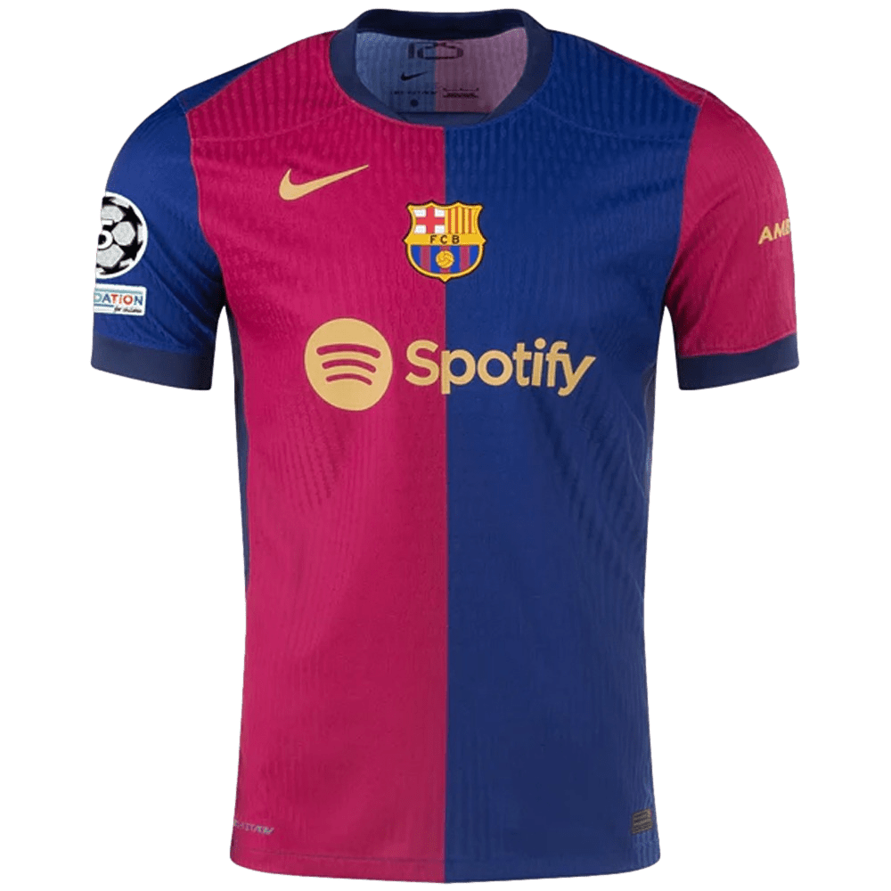 Barcelona 24/25 Home Personalized Fans Soccer Jersey - Elite Zone Sports