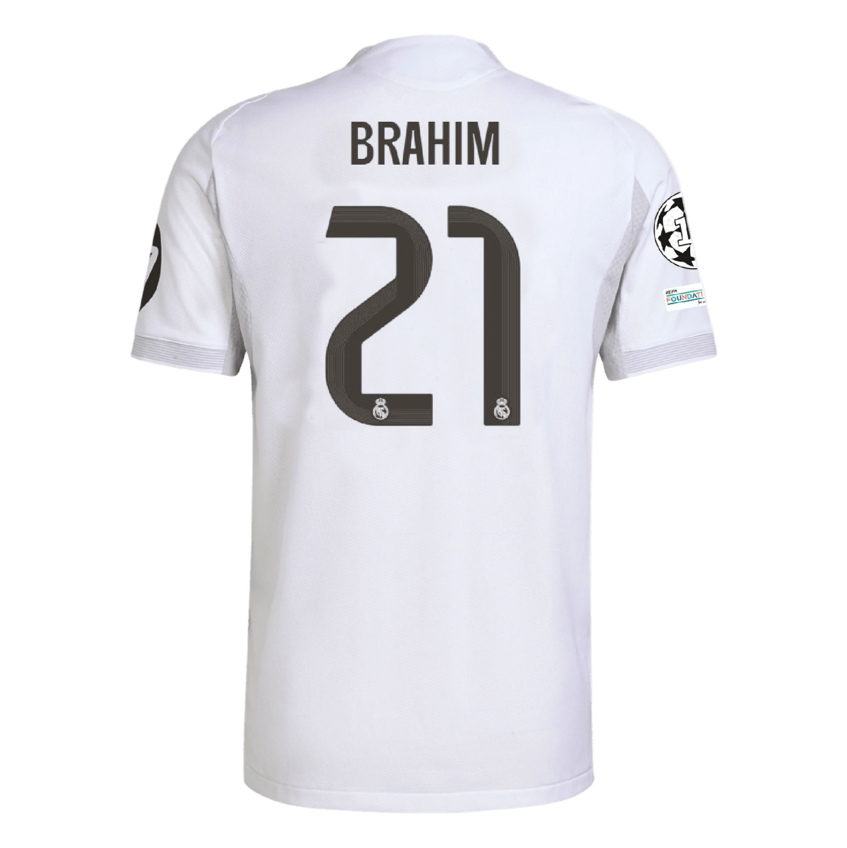 18/19 レアルマドリード#21 Brahim 選手支給品 Brahim Díaz #21 Real Madrid Home 25/26 White Fan Jersey – Elite