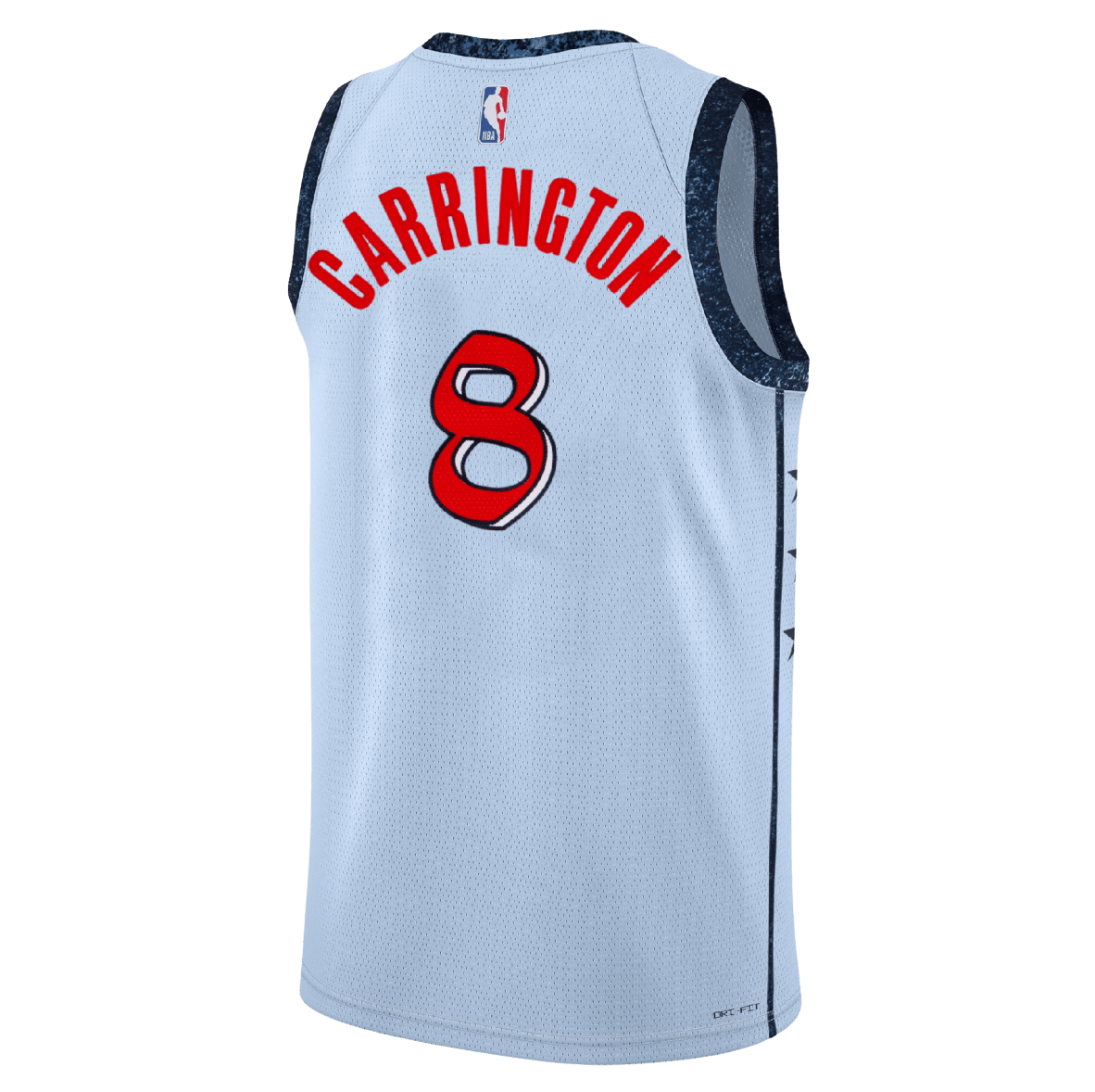Bub Carrington #8 Washington Wizards Blue City Edition Jersey