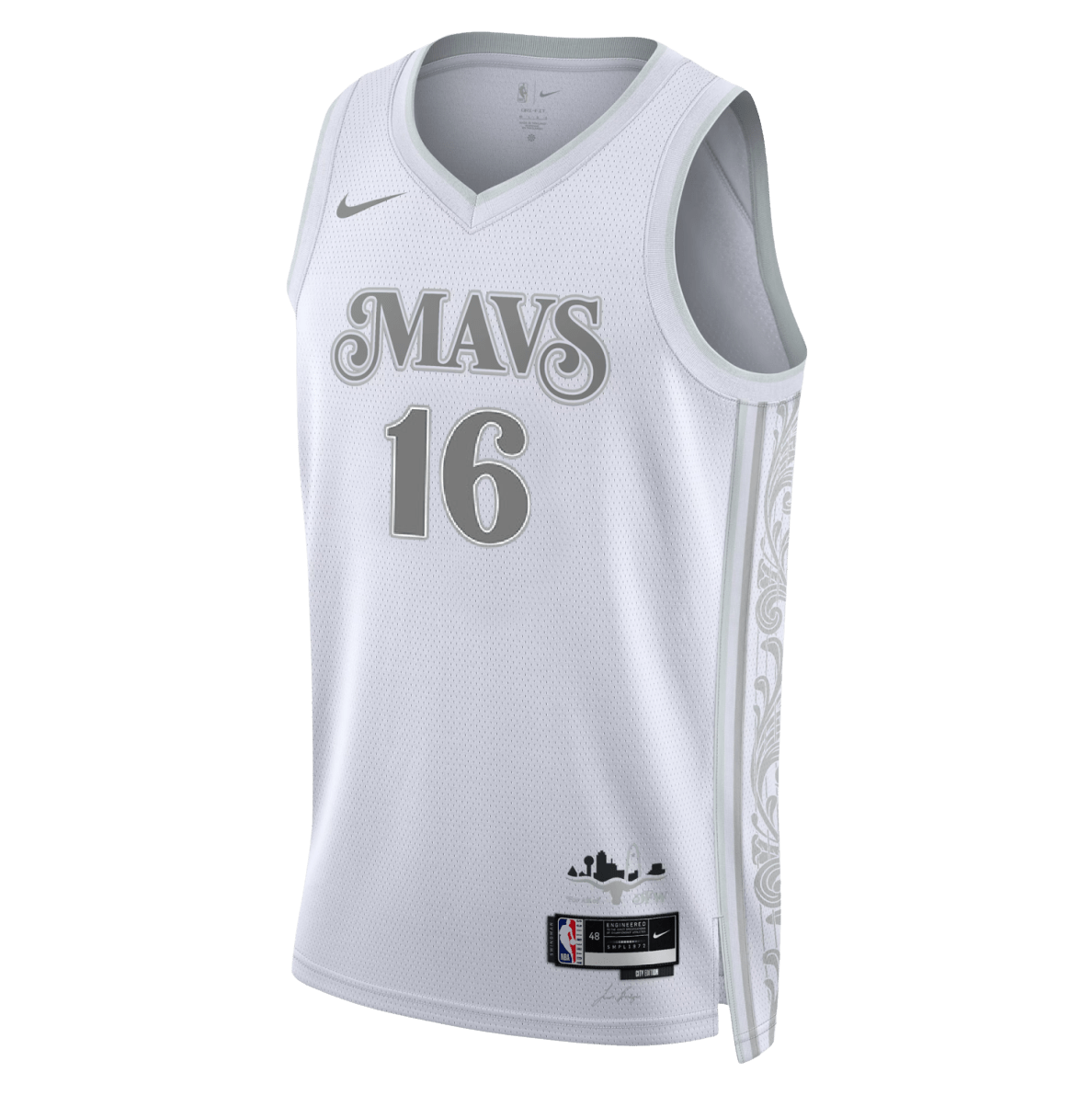 Caleb Martin 16 Dallas Mavericks White City Edition Jersey - Elite Zone Sports