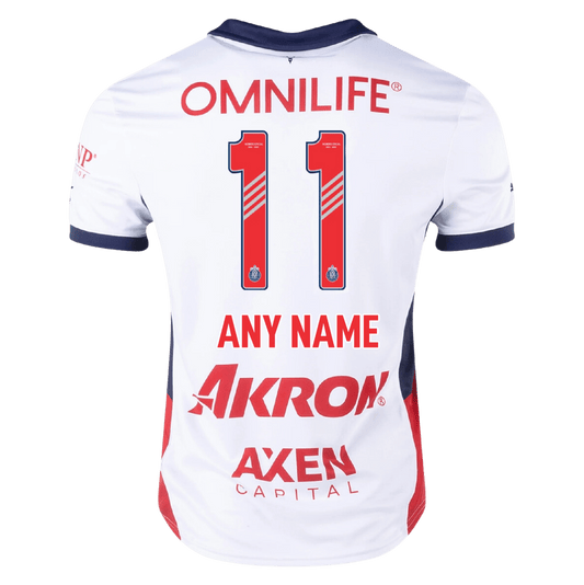 Chivas 24/25 Away Personalized Fans Soccer Jersey - Elite Zone Sports