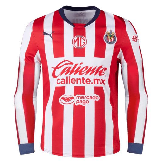 Chivas 24/25 Home Long Sleeve Soccer Jersey - Elite Zone Sports