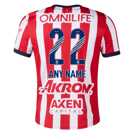Chivas 24/25 Home Personalized Fans Soccer Jersey - Elite Zone Sports