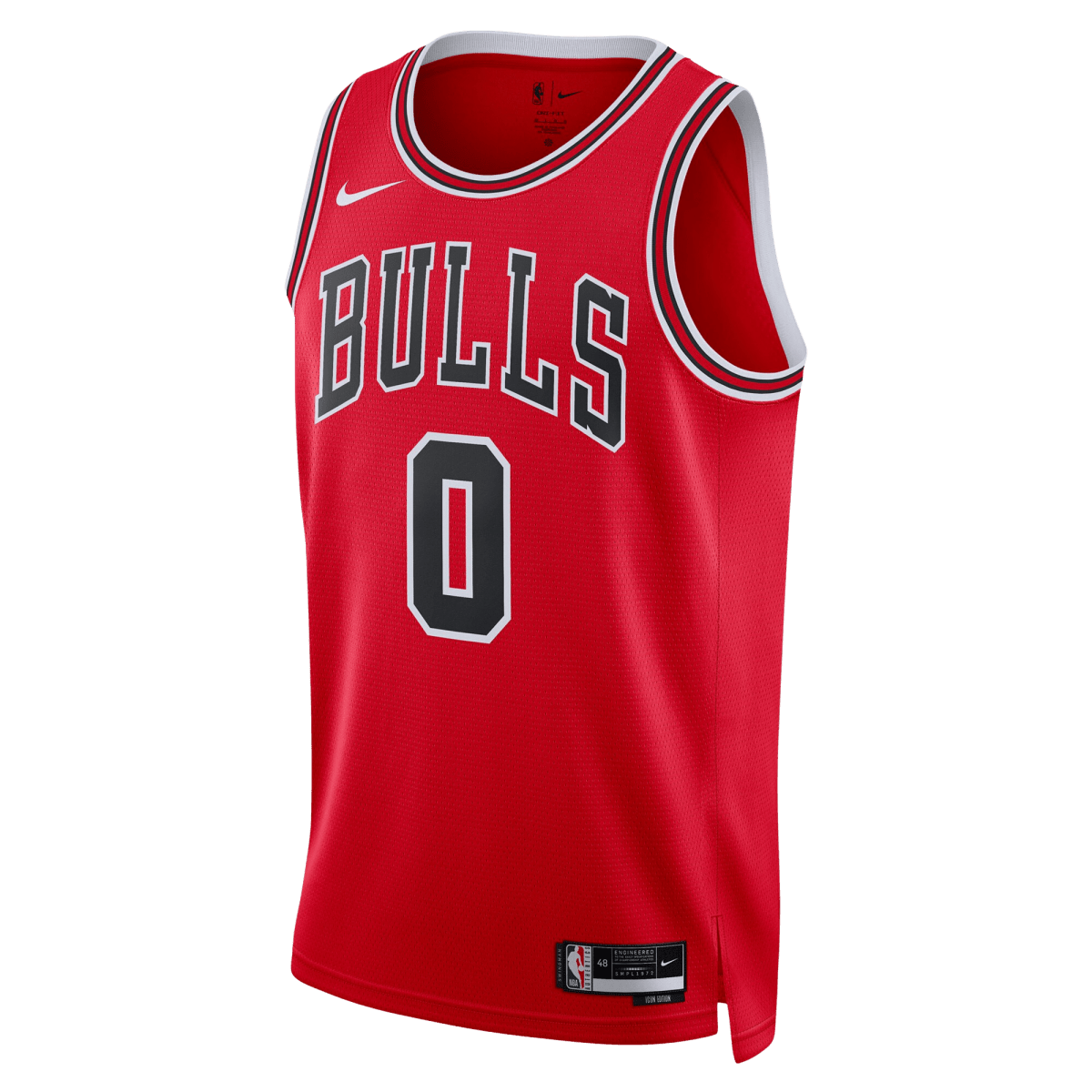Coby White 0 Chicago Bulls Red Icon Jersey - Elite Zone Sports
