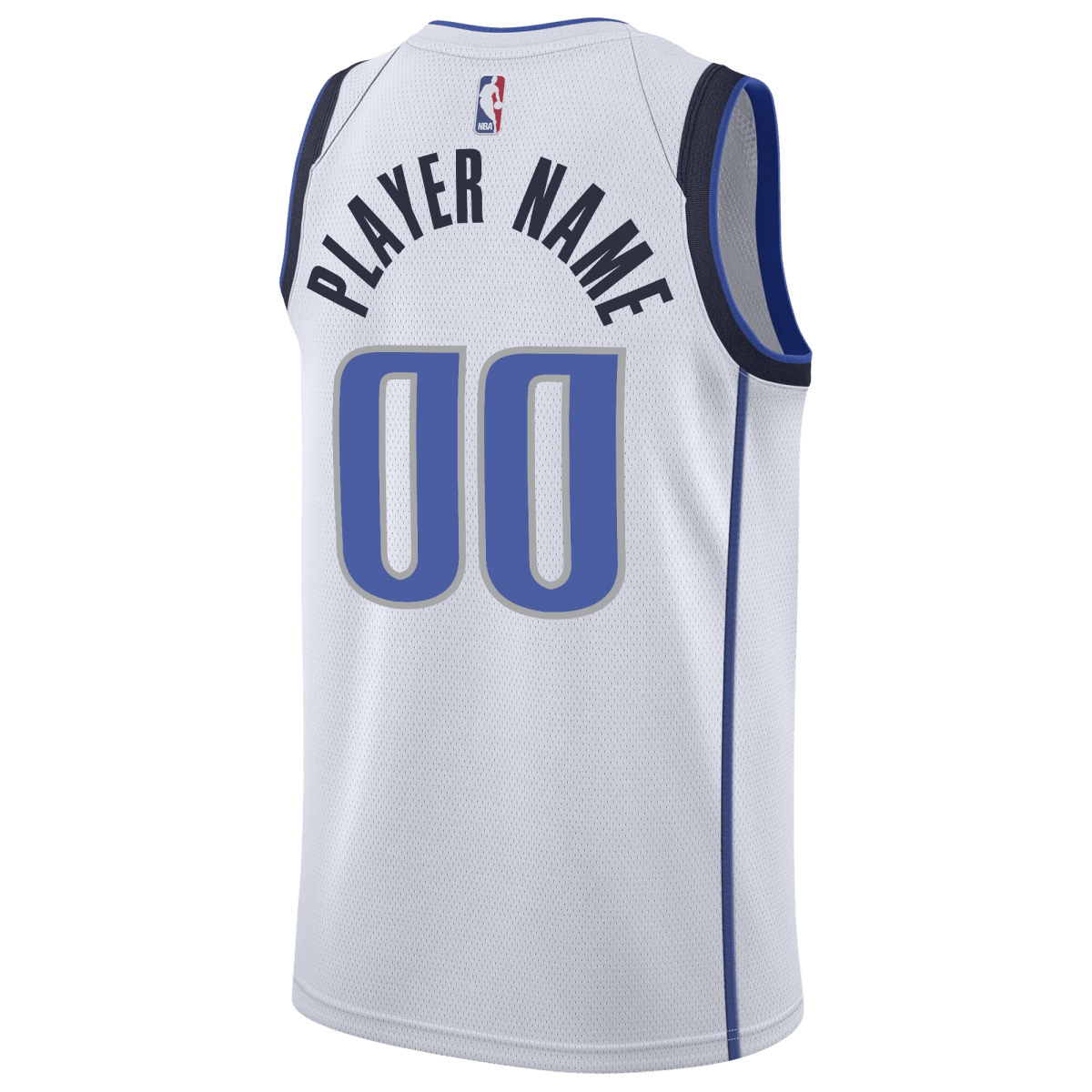Custom Dallas Mavericks White Association Personalized Jersey - Elite Zone Sports