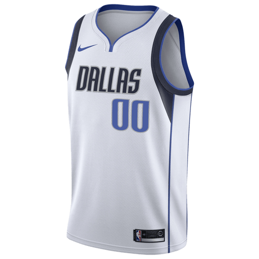 Custom Dallas Mavericks White Association Personalized Jersey - Elite Zone Sports