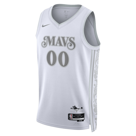 Custom Dallas Mavericks White City Edition Personalized Jersey - Elite Zone Sports