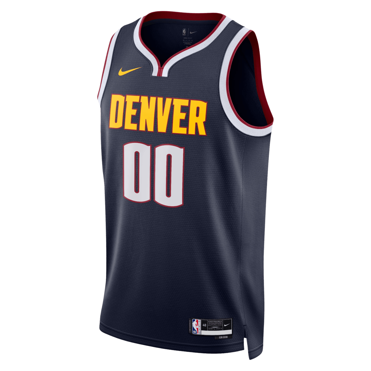 Custom Denver Nuggets Navy Icon Personalized Jersey - Elite Zone Sports