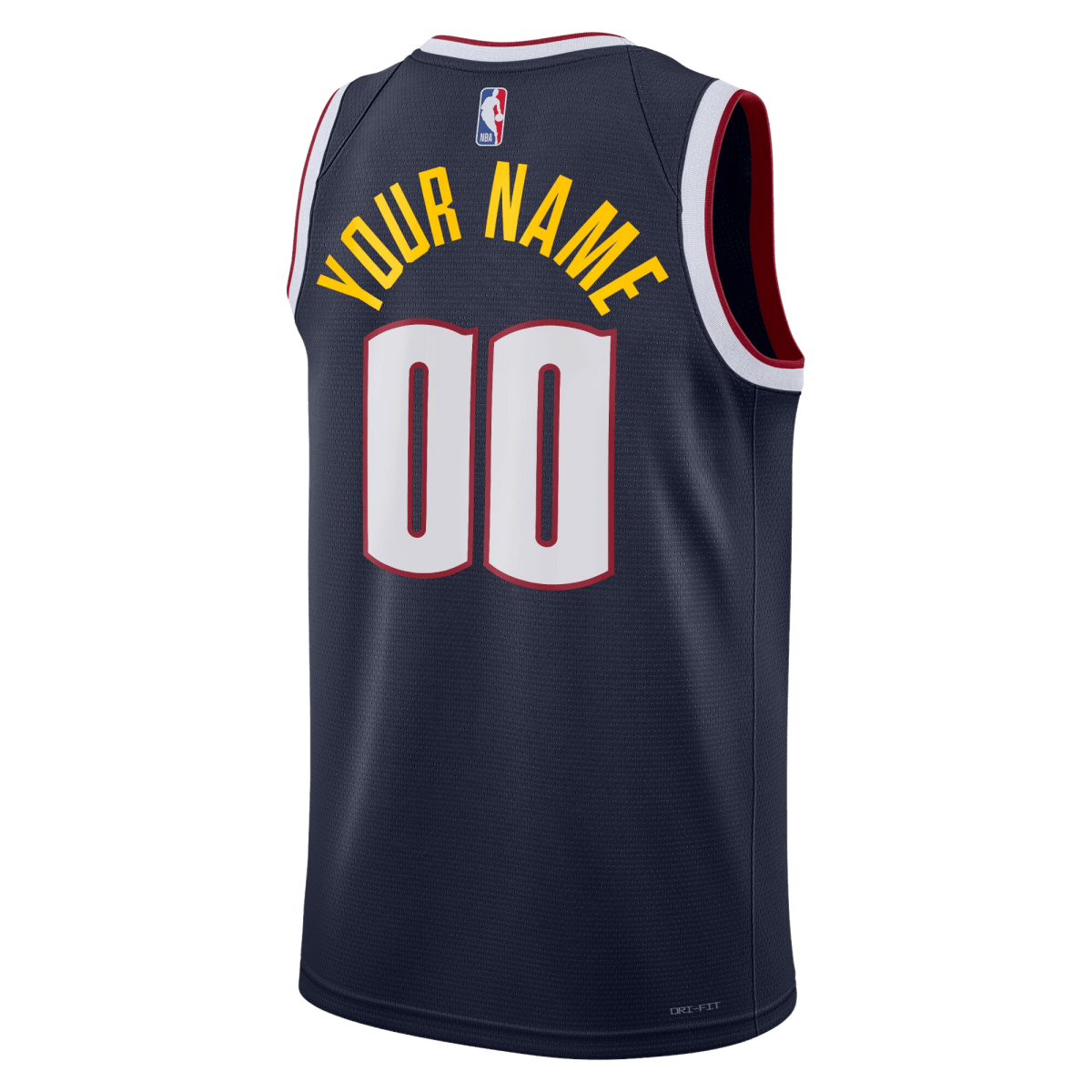 Custom Denver Nuggets Navy Icon Personalized Jersey - Elite Zone Sports