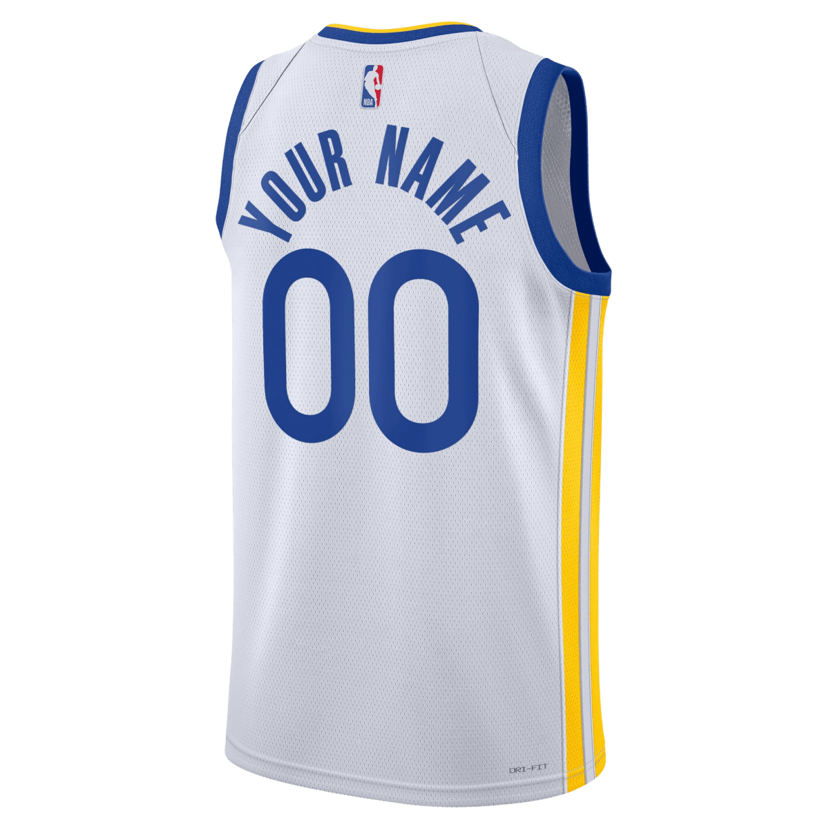 Custom Golden State Warriors White Association Personalized Jersey - Elite Zone Sports