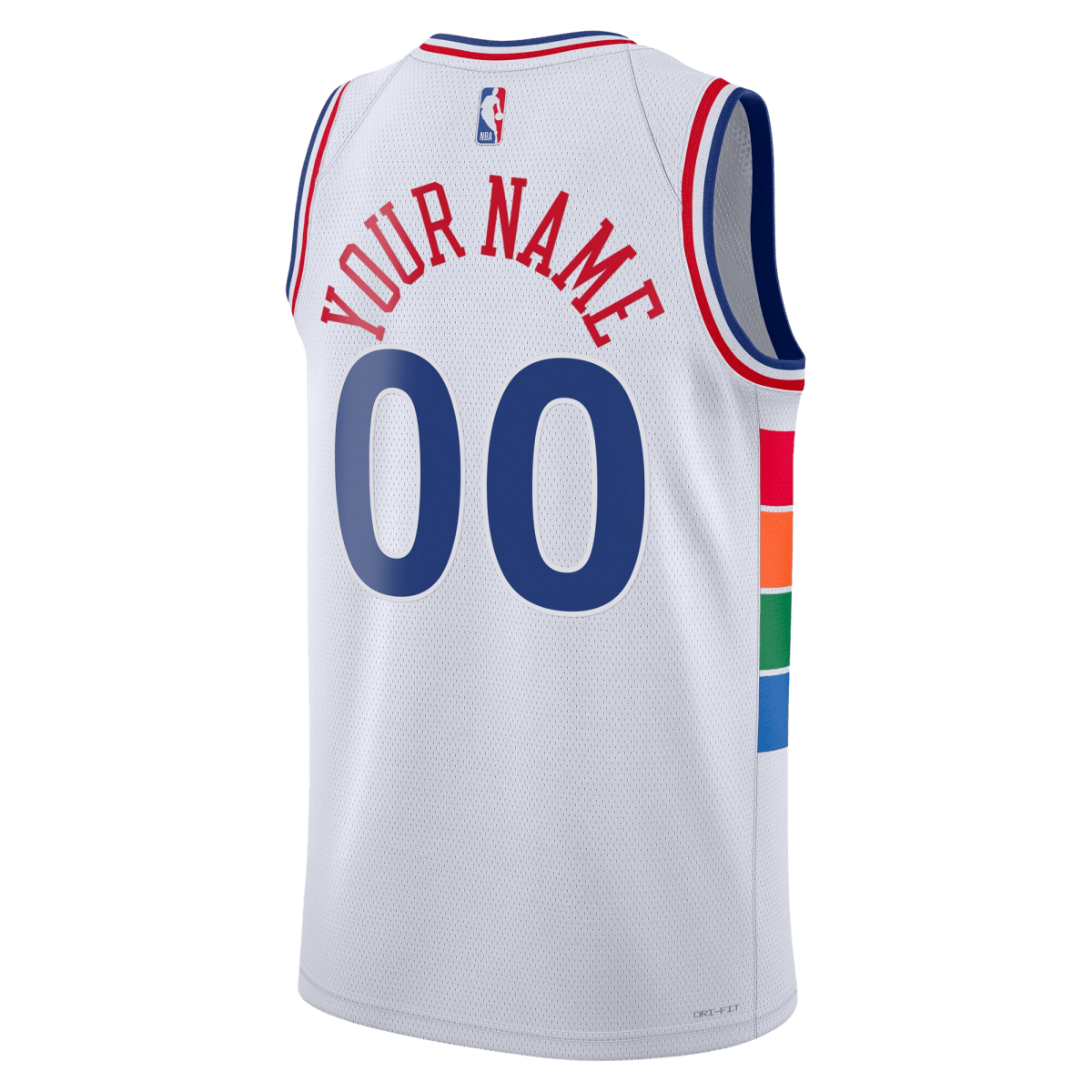Custom Philadelphia 76ers White City Edition Jersey - Elite Zone Sports