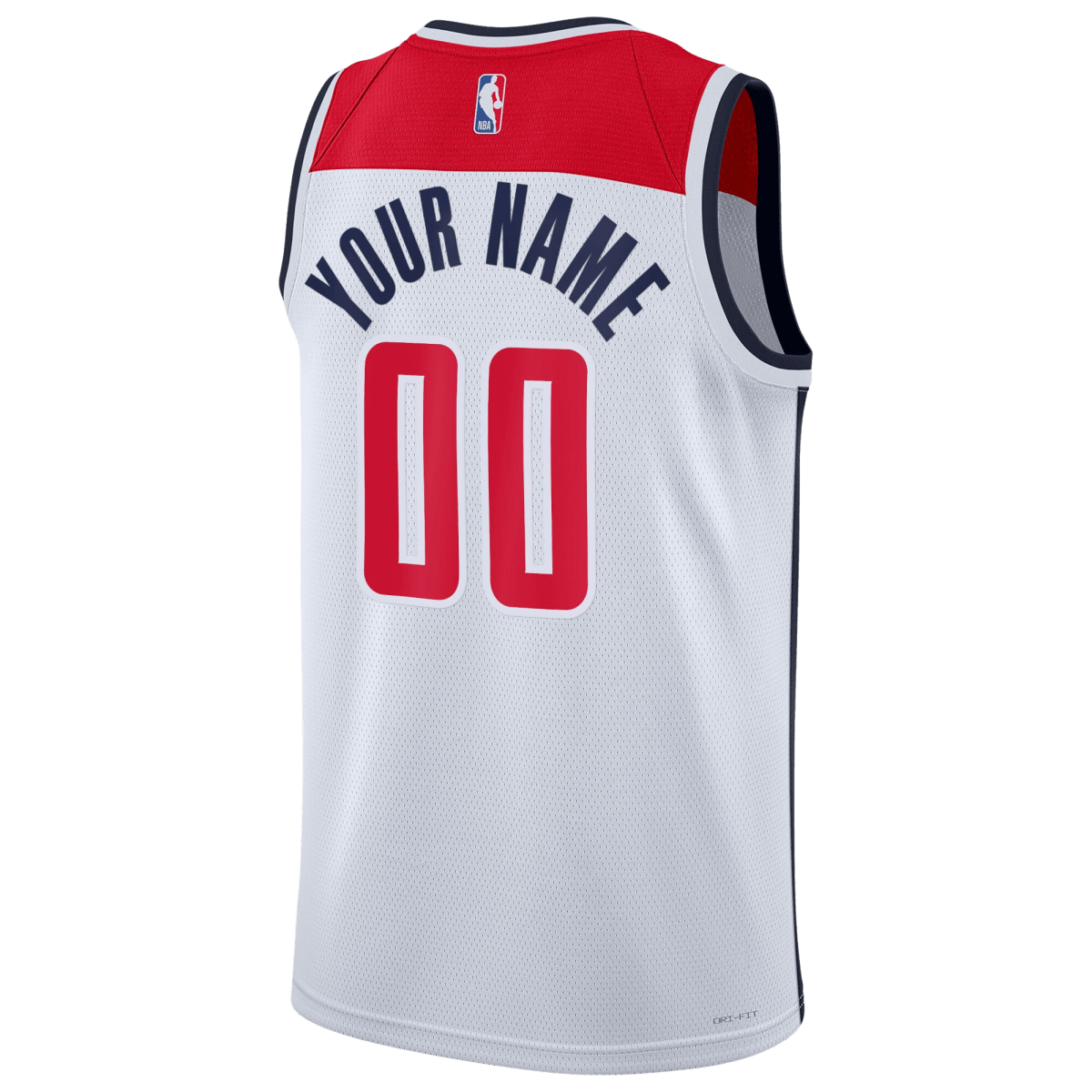 Custom Washington Wizards White Association Personalized Jersey - Elite Zone Sports
