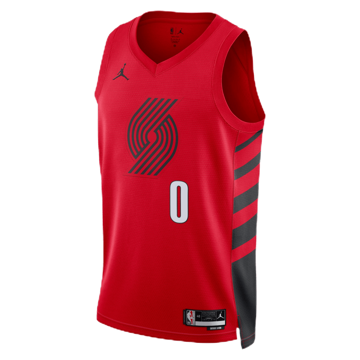 Damian Lillard 0 Portland Trail Blazers Red Statement Jersey - Elite Zone Sports