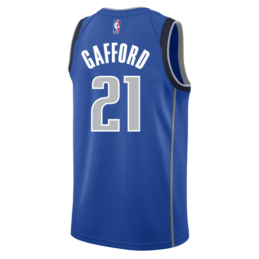 Daniel Gafford 21 Dallas Mavericks Blue Icon Jersey - Elite Zone Sports