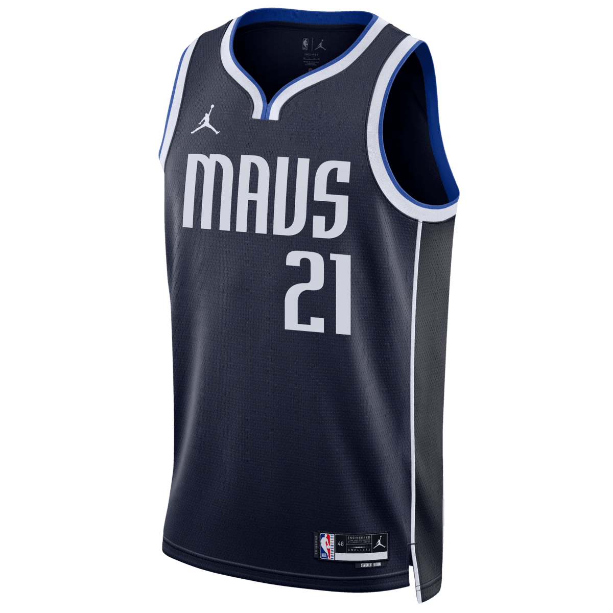 Daniel Gafford 21 Dallas Mavericks Navy Statement Jersey - Elite Zone Sports